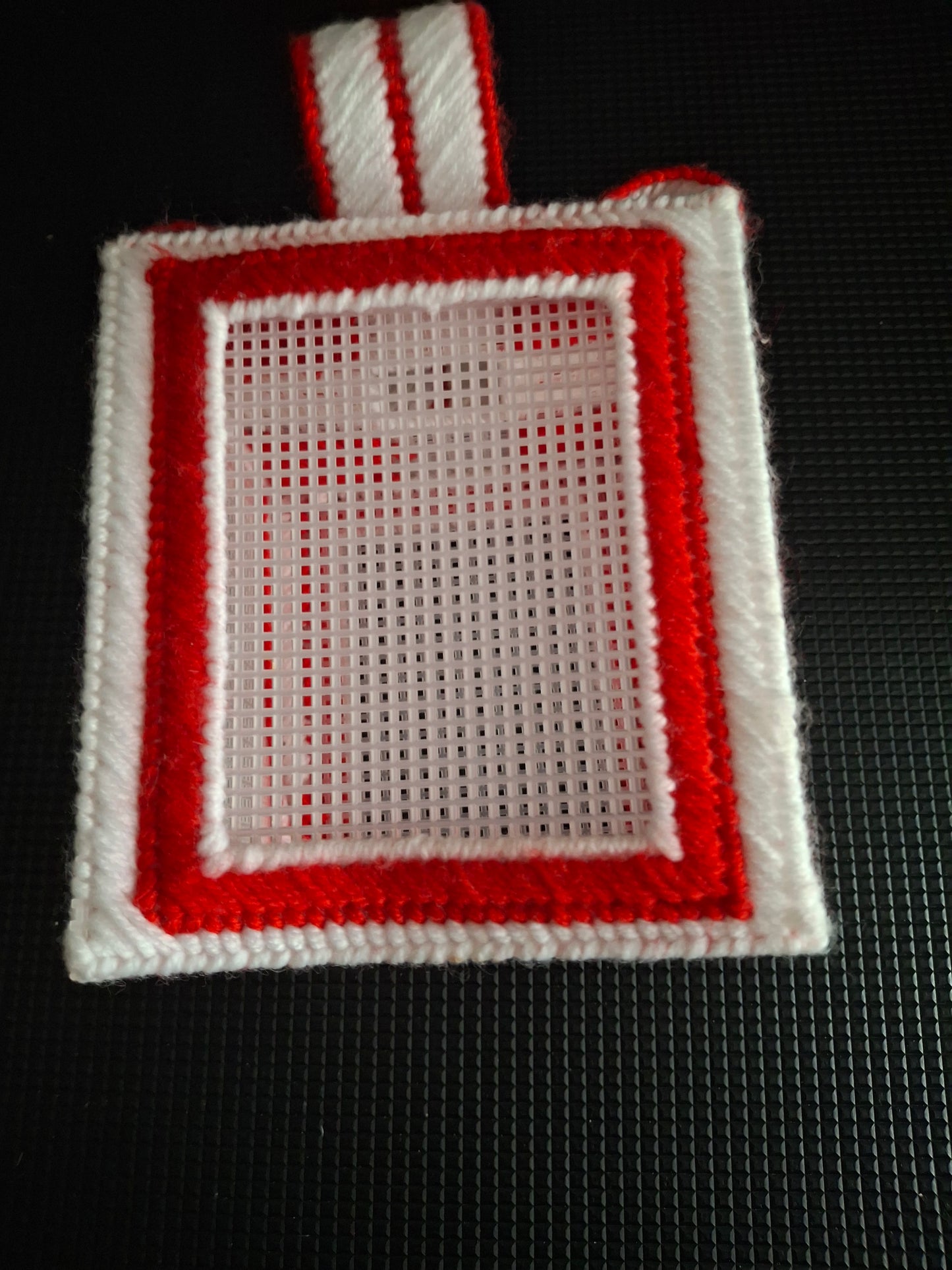 Tissue box cover with photograph pockets