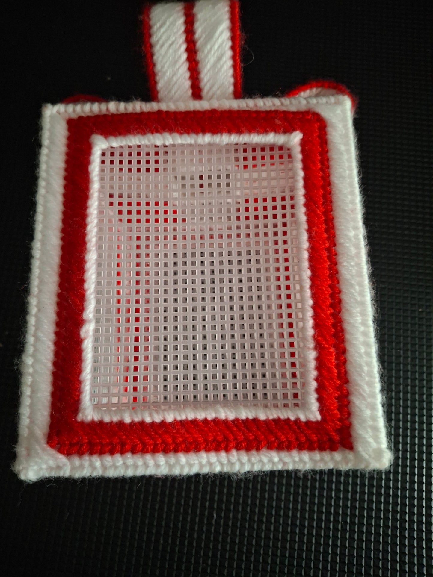 Tissue box cover with photograph pockets