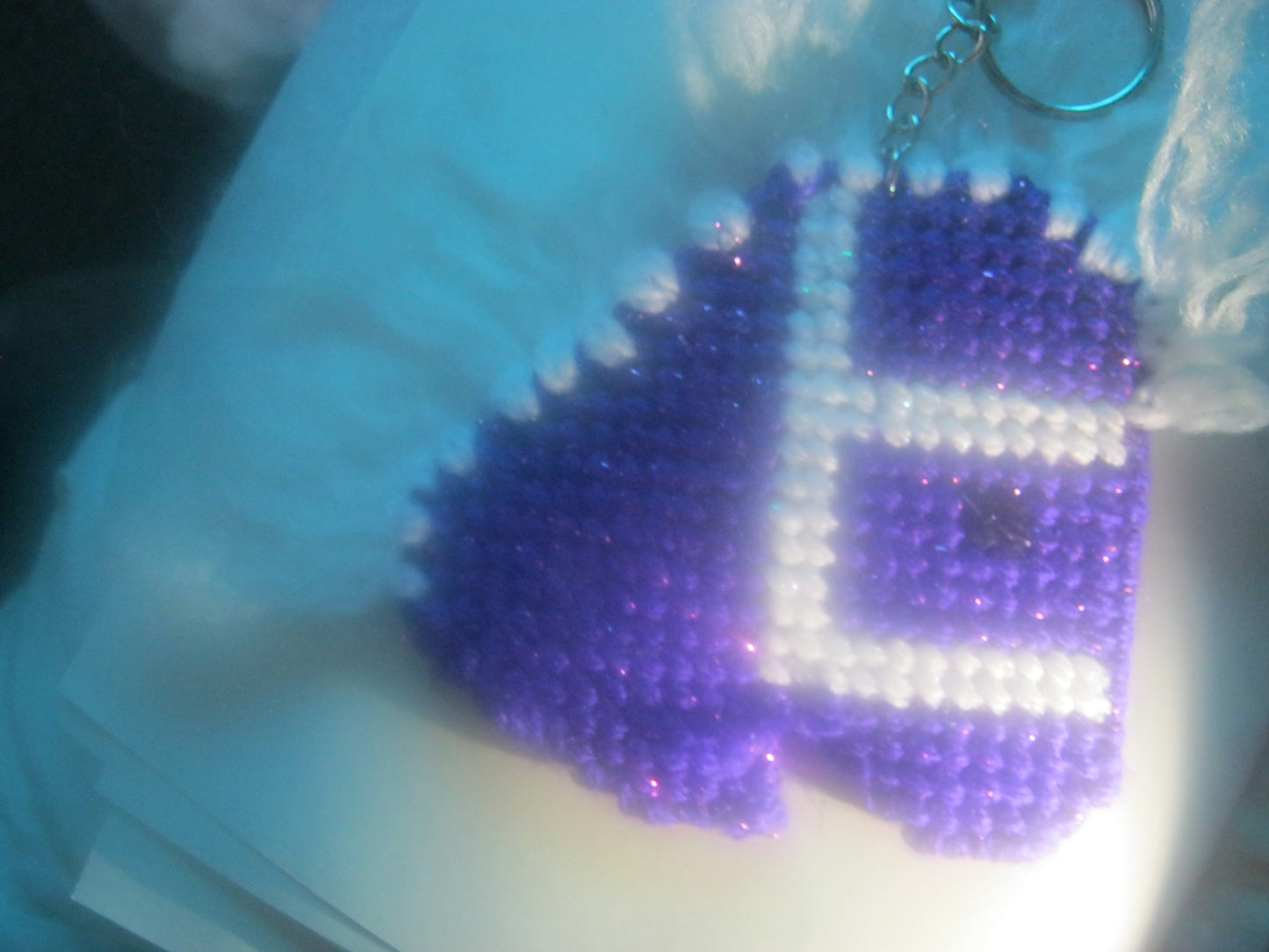 horse plastic canvas keyrings