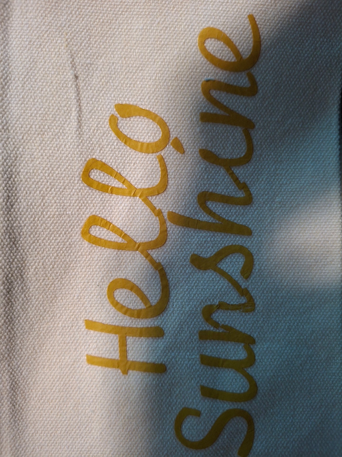 Pencil cases with transfers
