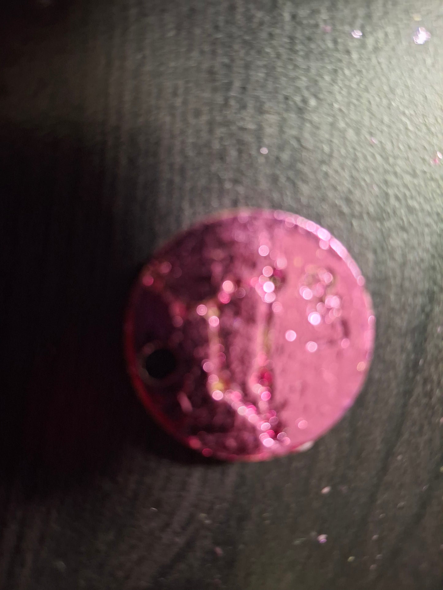 Star sign uv resin with gold leaf