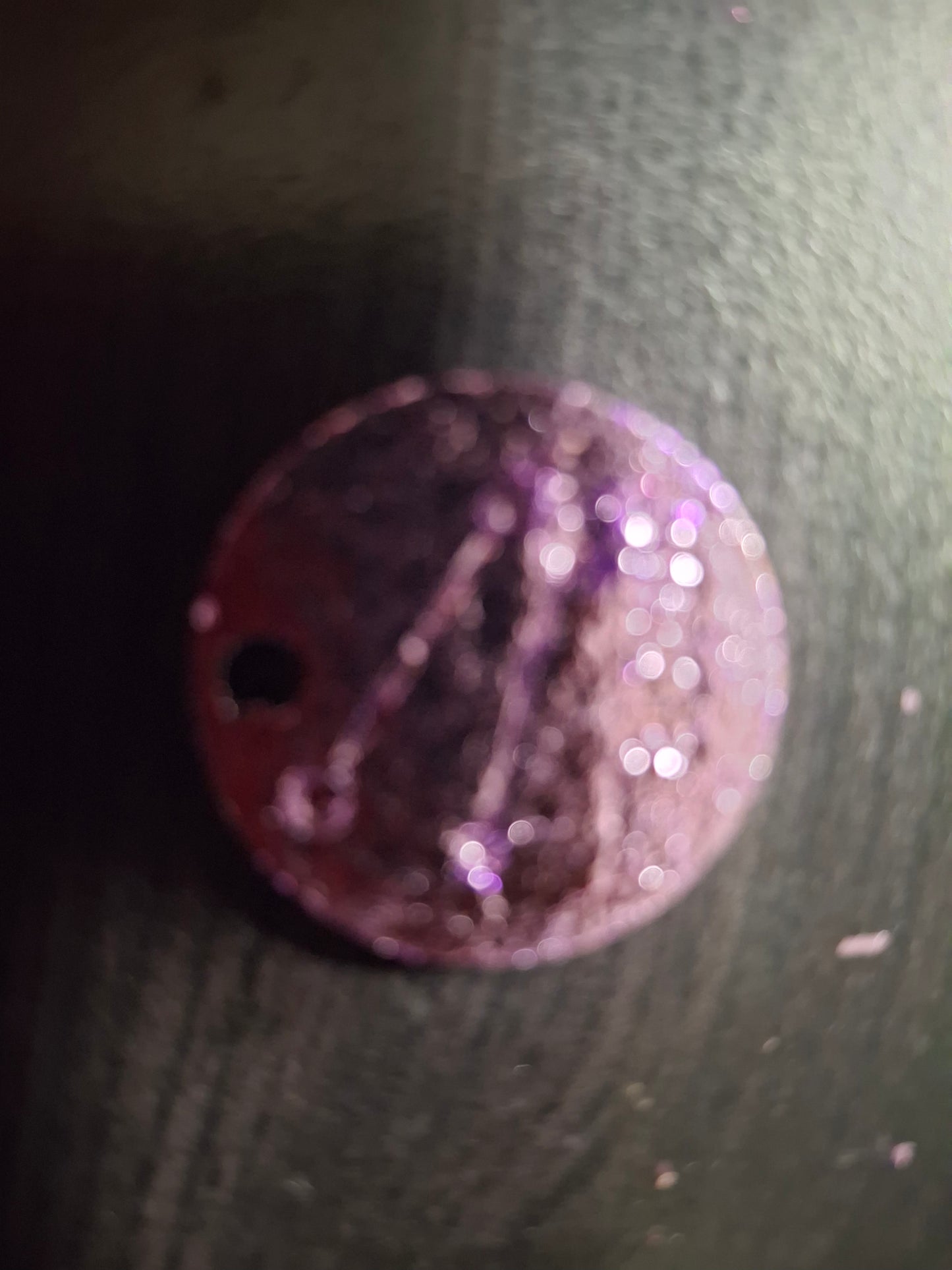 Star sign uv resin with gold leaf