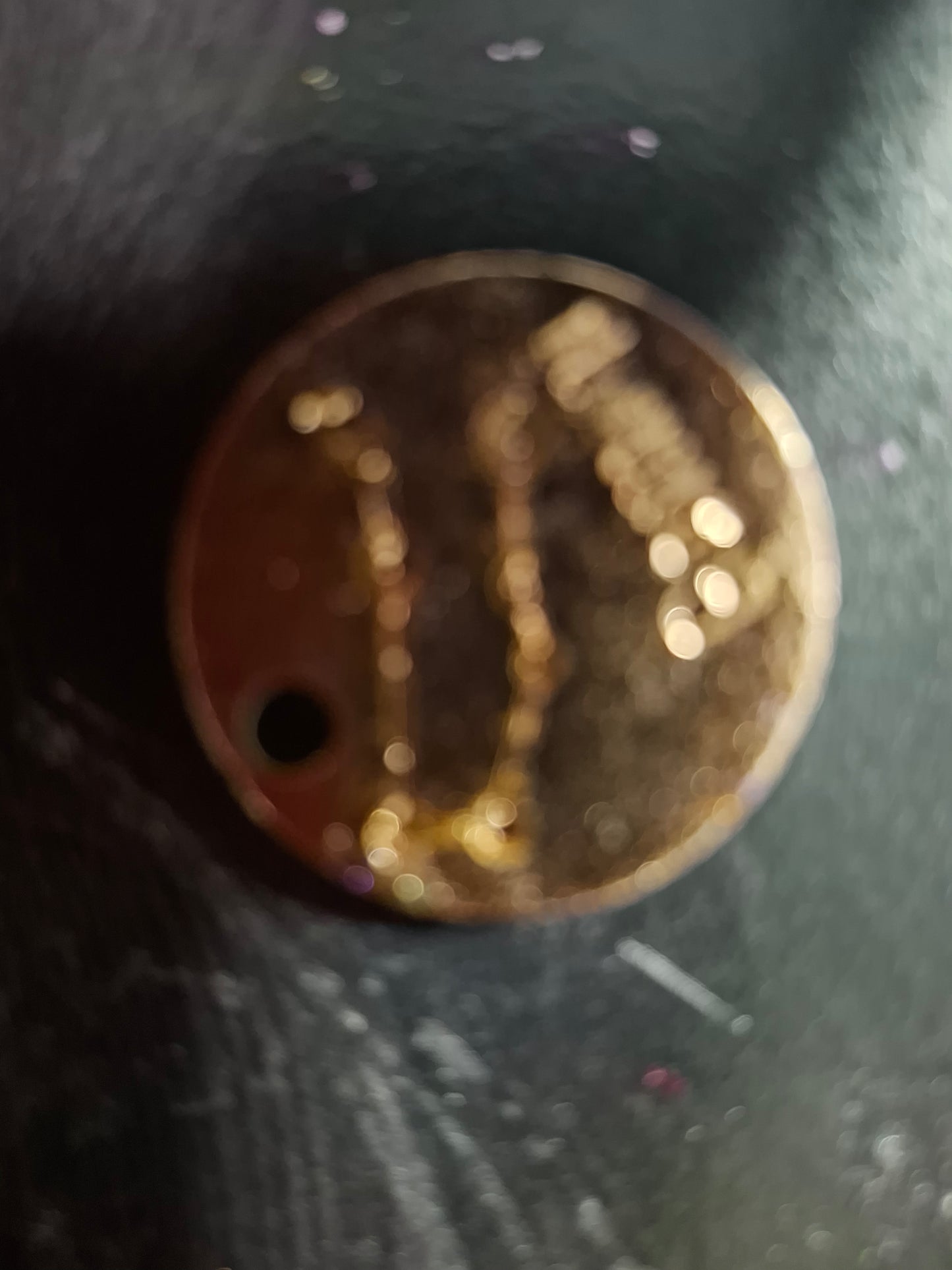 Star sign uv resin with gold leaf
