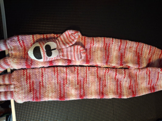 Children's knitted scarf