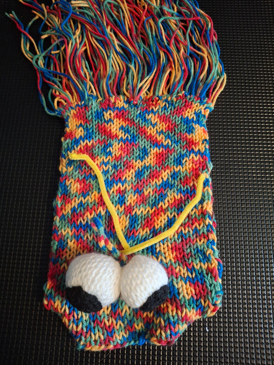 Yip yap bags knitted
